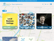 Tablet Screenshot of hellosacramento.com
